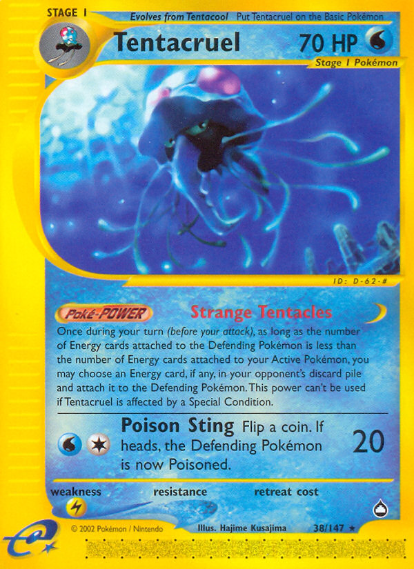 Tentacruel (38/147) [Aquapolis] | Tables and Towers