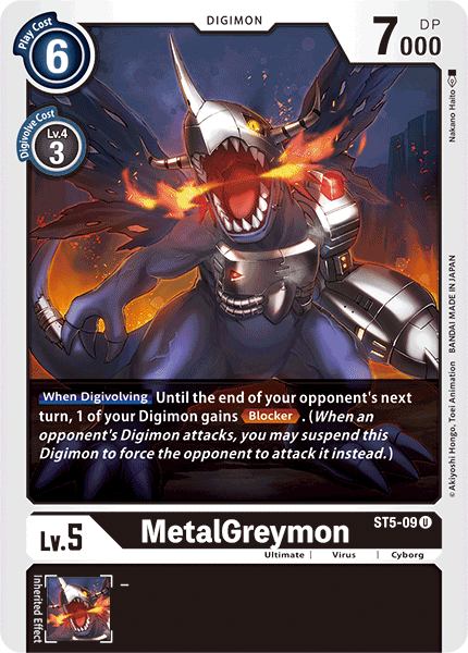 MetalGreymon [ST5-09] [Starter Deck: Machine Black] | Tables and Towers