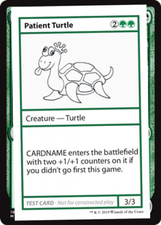 Patient Turtle (2021 Edition) [Mystery Booster Playtest Cards] | Tables and Towers