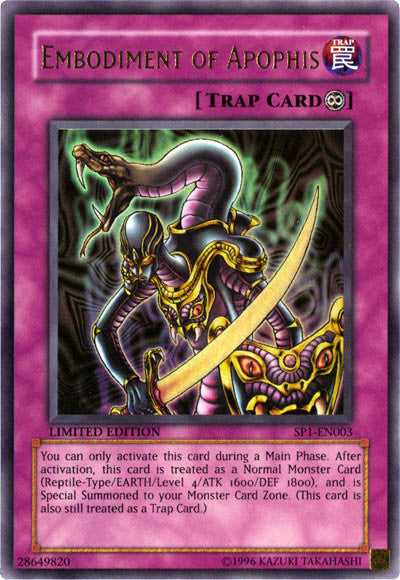 Embodiment of Apophis [SP1-EN003] Ultra Rare | Tables and Towers