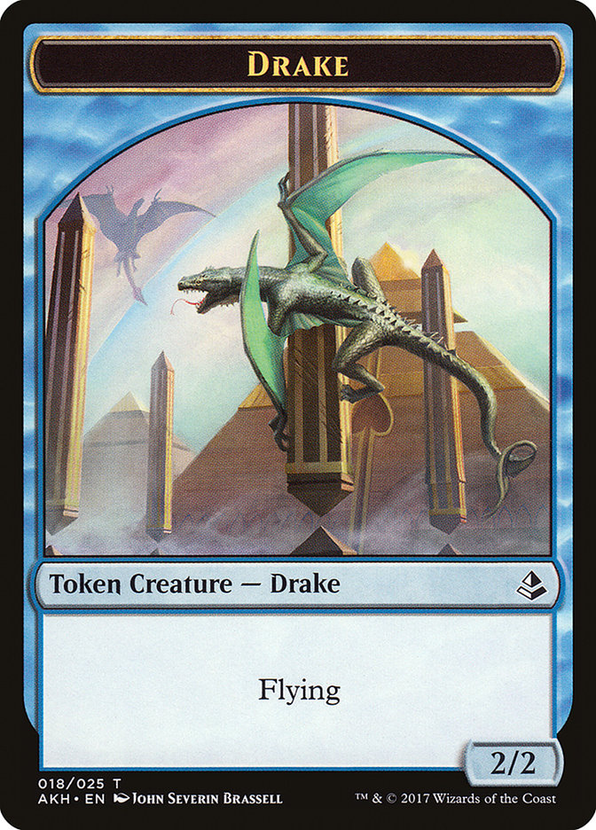 Drake Token [Amonkhet Tokens] | Tables and Towers