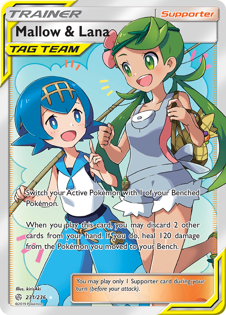 Mallow & Lana (231/236) [Sun & Moon: Cosmic Eclipse] | Tables and Towers