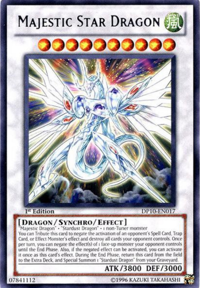 Majestic Star Dragon [DP10-EN017] Rare | Tables and Towers