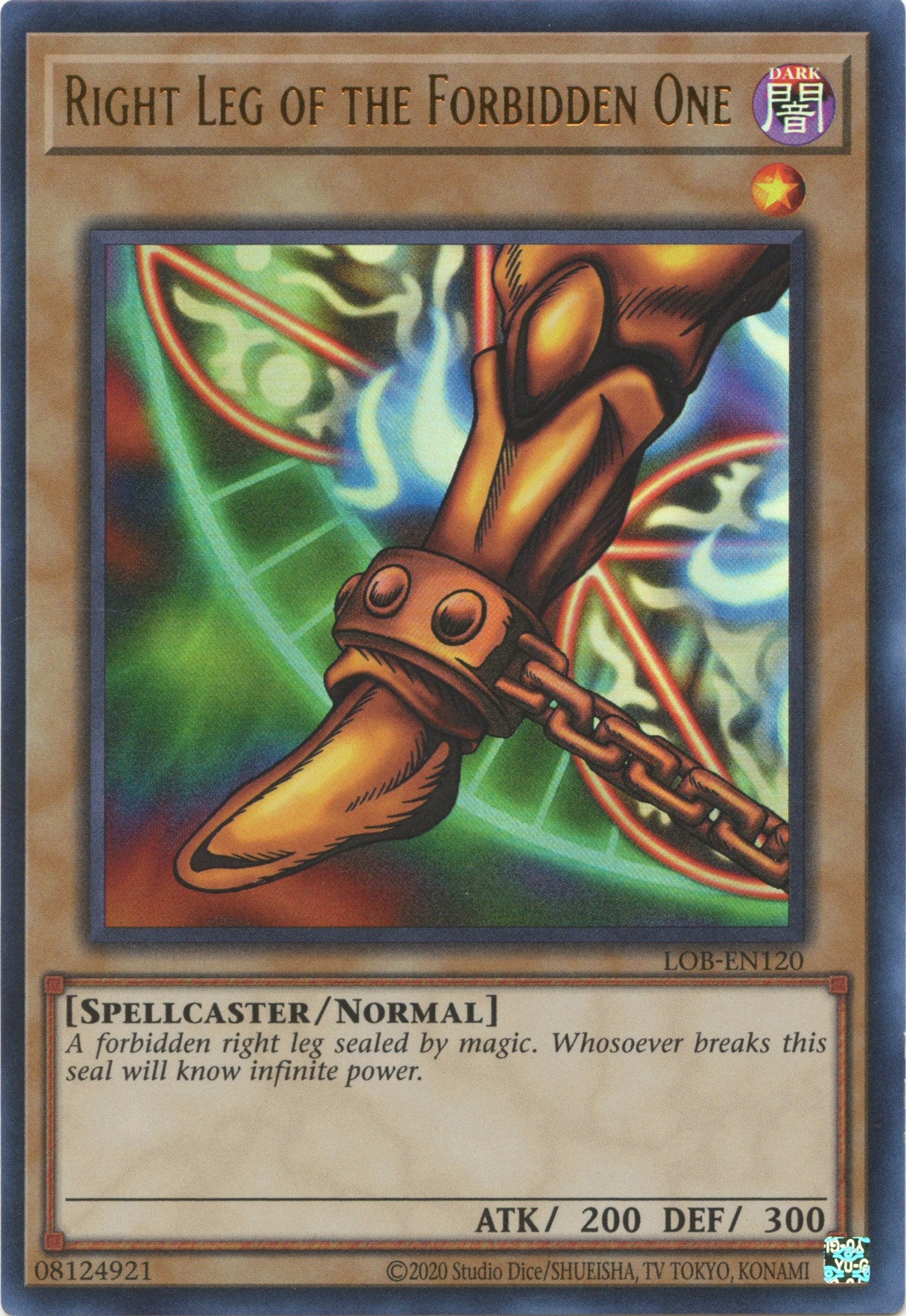 Right Leg of the Forbidden One (25th Anniversary) [LOB-EN120] Ultra Rare | Tables and Towers