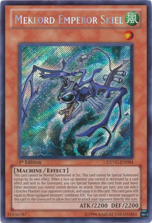 Meklord Emperor Skiel [EXVC-EN094] Secret Rare | Tables and Towers