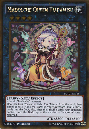 Madolche Queen Tiaramisu [PGL2-EN045] Gold Rare | Tables and Towers