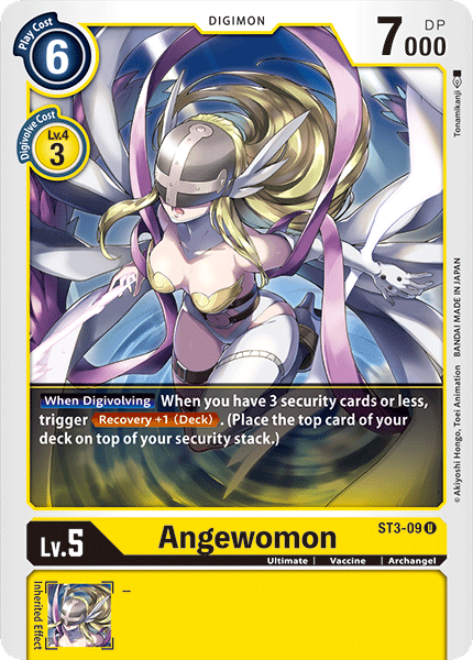 Angewomon [ST3-09] [Starter Deck: Heaven's Yellow] | Tables and Towers