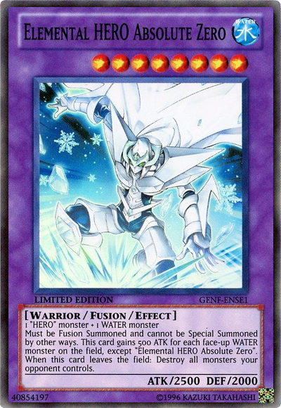 Elemental Hero Absolute Zero [GENF-ENSE1] Super Rare | Tables and Towers