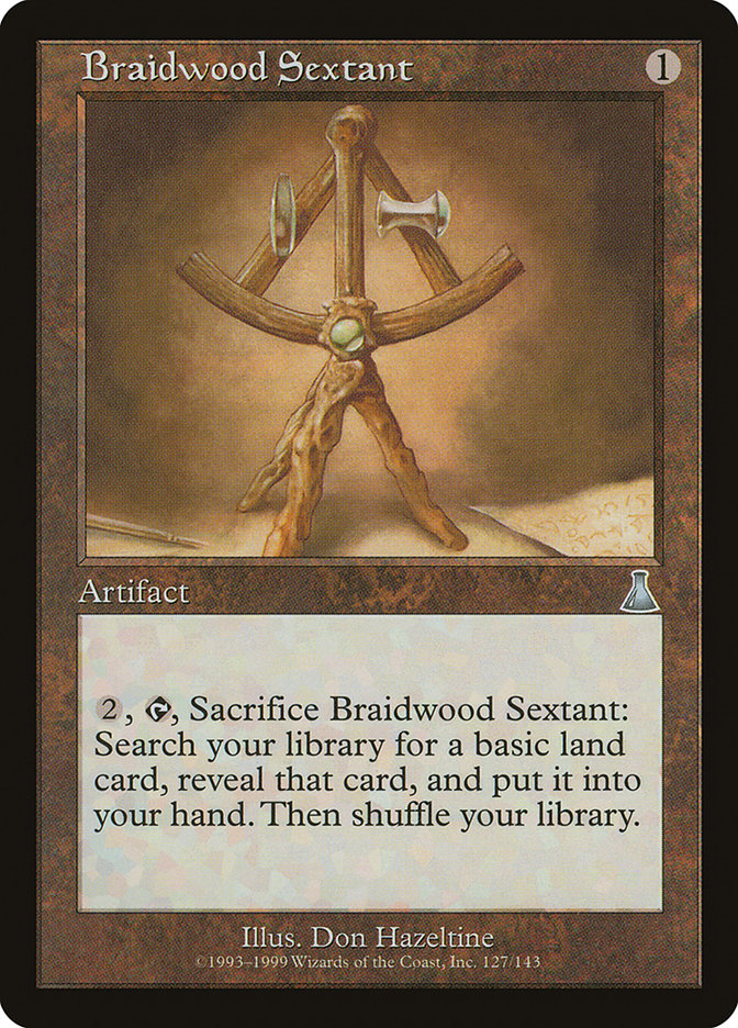 Braidwood Sextant [Urza's Destiny] | Tables and Towers