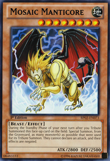 Mosaic Manticore [BP02-EN073] Rare | Tables and Towers