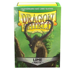 Dragon Shield Sleeves: Matte Lime (Box of 100) | Tables and Towers