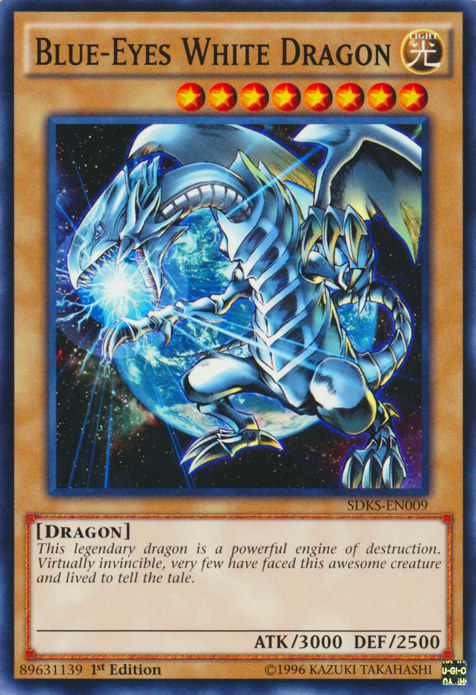 Blue-Eyes White Dragon [SDKS-EN009] Common | Tables and Towers