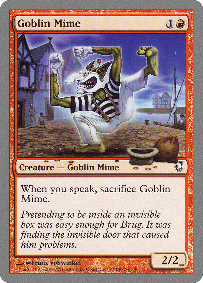 Goblin Mime [Unhinged] | Tables and Towers