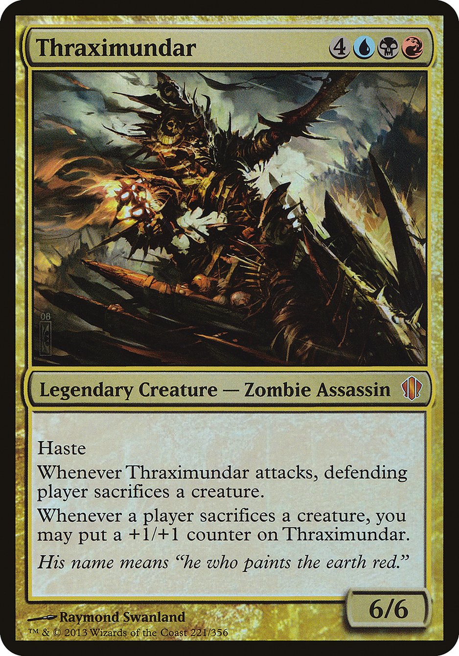 Thraximundar (Oversized) [Commander 2013 Oversized] | Tables and Towers