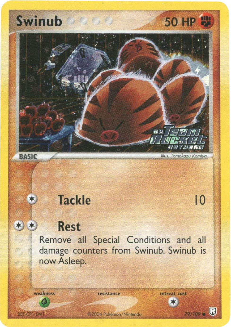 Swinub (79/109) (Stamped) [EX: Team Rocket Returns] | Tables and Towers