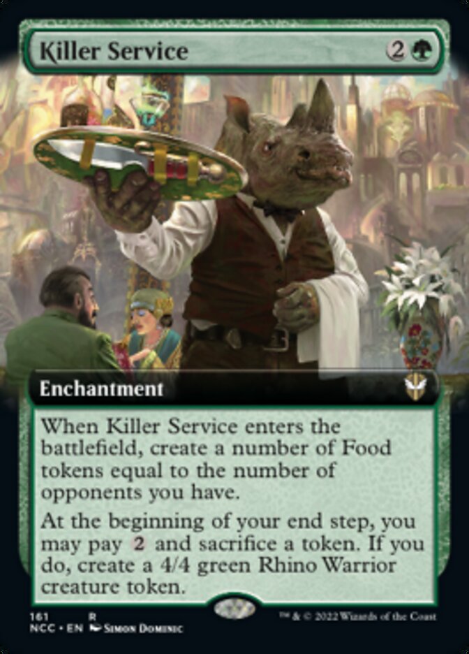 Killer Service (Extended Art) [Streets of New Capenna Commander] | Tables and Towers