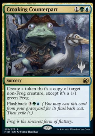 Croaking Counterpart (Promo Pack) [Innistrad: Midnight Hunt Promos] | Tables and Towers