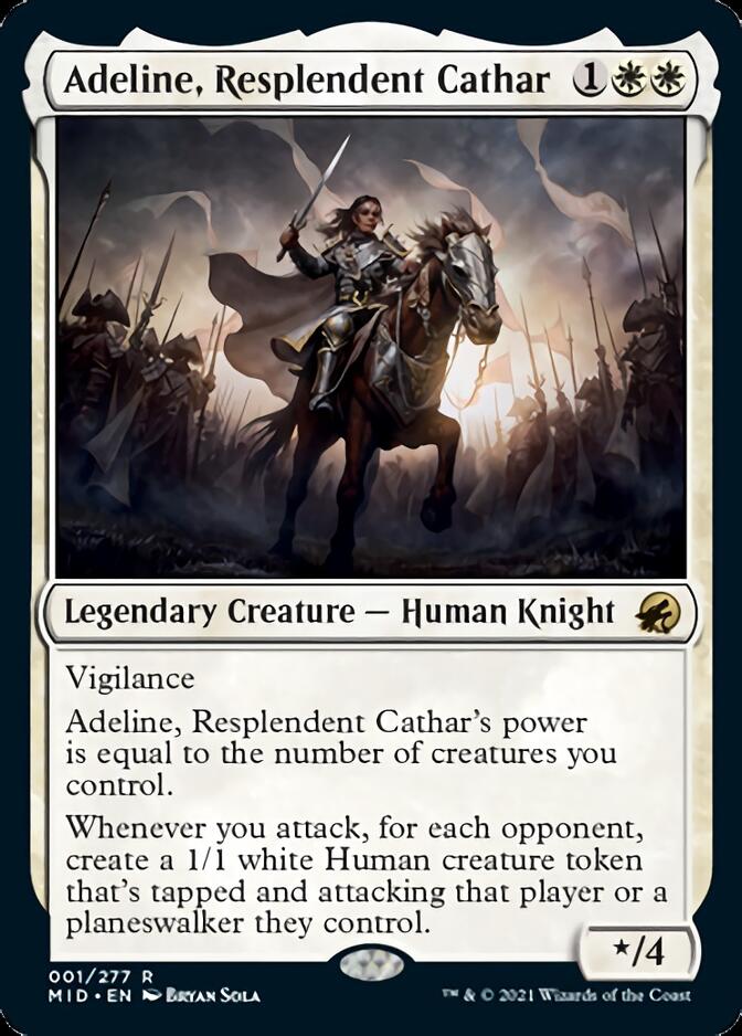 Adeline, Resplendent Cathar [Innistrad: Midnight Hunt] | Tables and Towers