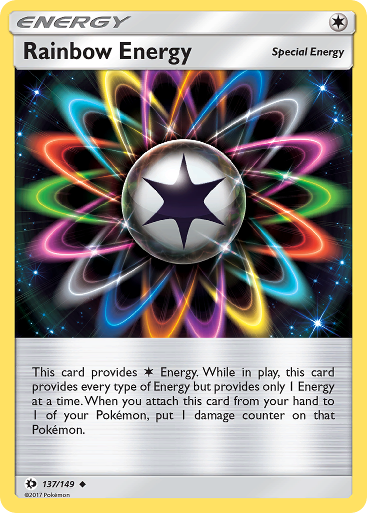 Rainbow Energy (137/149) [Sun & Moon: Base Set] | Tables and Towers