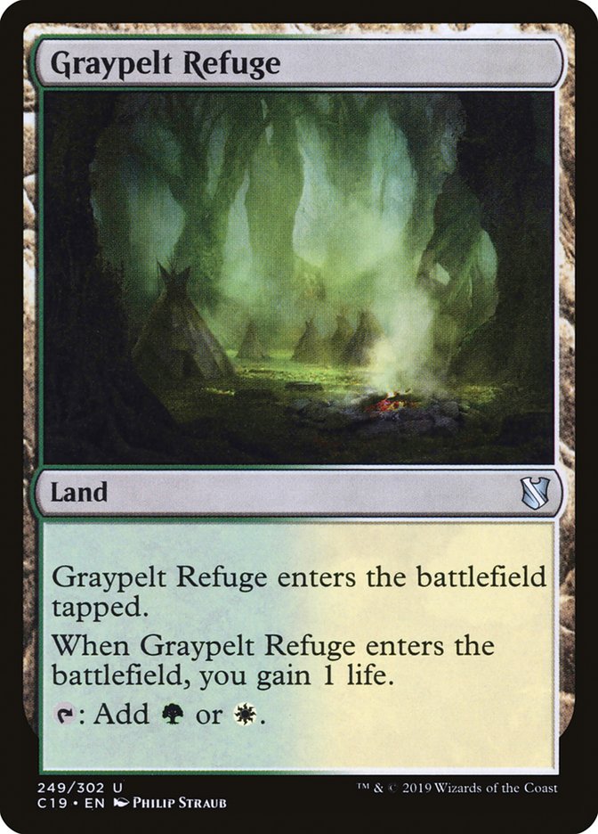 Graypelt Refuge [Commander 2019] | Tables and Towers