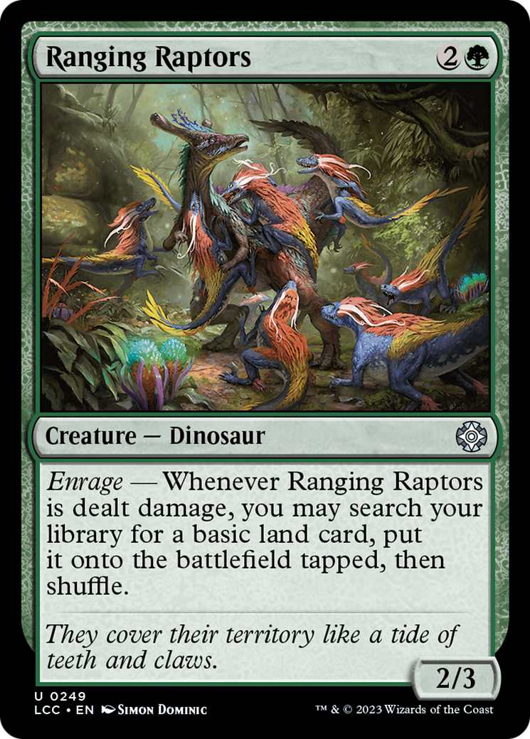 Ranging Raptors [The Lost Caverns of Ixalan Commander] | Tables and Towers