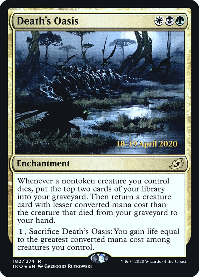 Death's Oasis [Ikoria: Lair of Behemoths Prerelease Promos] | Tables and Towers