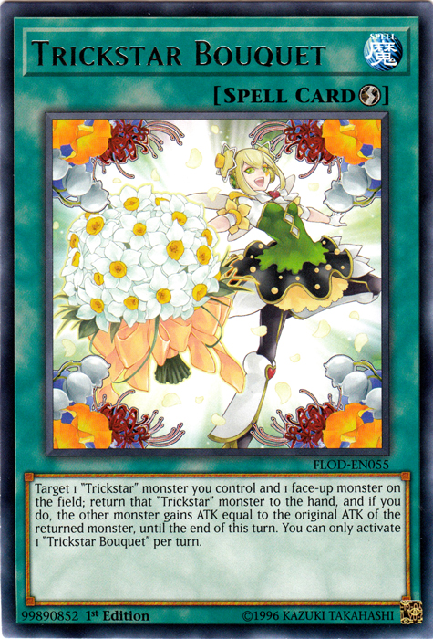 Trickstar Bouquet [FLOD-EN055] Rare | Tables and Towers