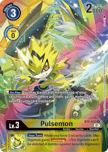 Pulsemon [BT6-033] (Alternate Art) [Double Diamond] | Tables and Towers