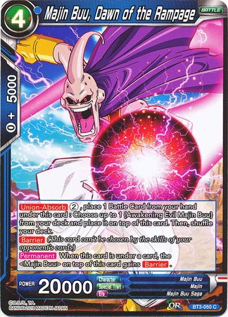 Majin Buu, Dawn of the Rampage (BT3-050) [Cross Worlds] | Tables and Towers