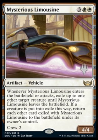 Mysterious Limousine (Promo Pack) [Streets of New Capenna Promos] | Tables and Towers