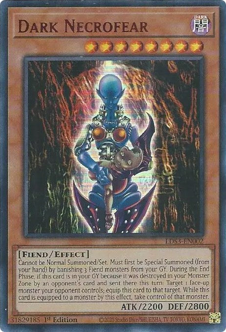 Dark Necrofear (Red) [LDS3-EN002] Ultra Rare | Tables and Towers