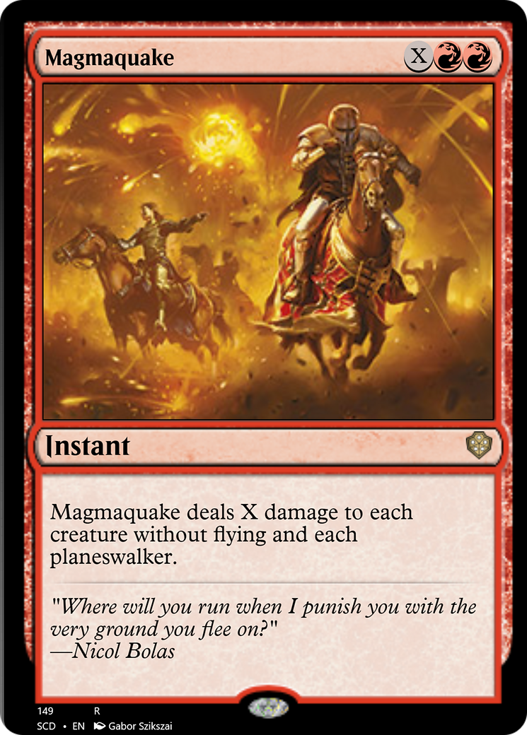 Magmaquake [Starter Commander Decks] | Tables and Towers