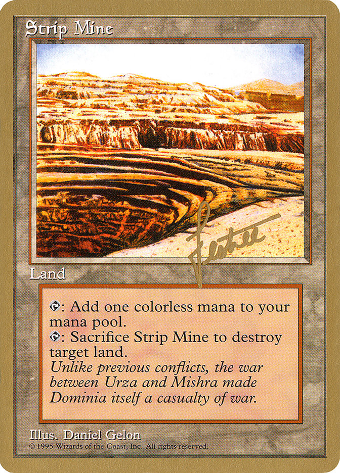 Strip Mine (Bertrand Lestree) [Pro Tour Collector Set] | Tables and Towers