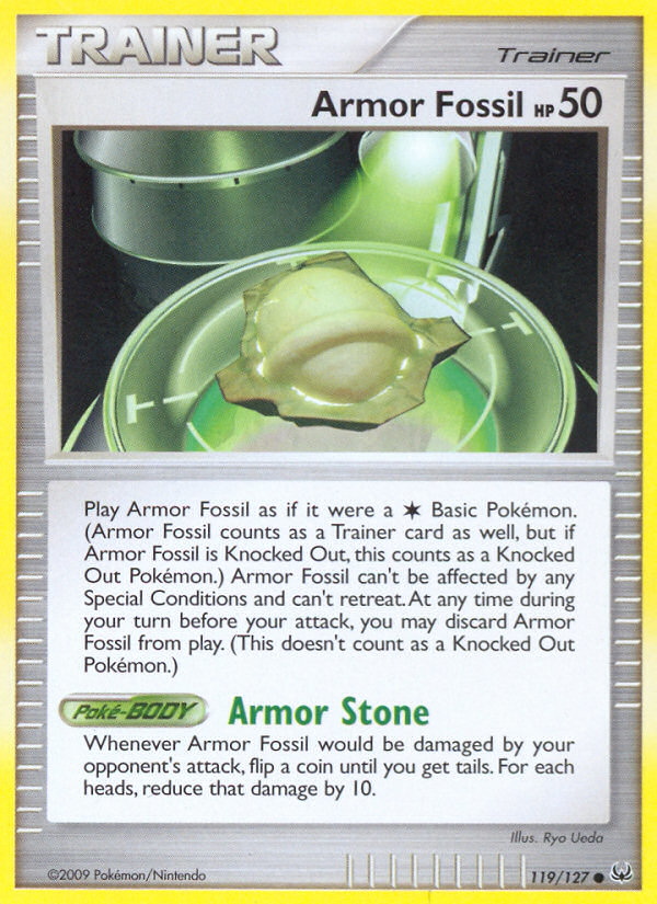 Armor Fossil (119/127) [Platinum: Base Set] | Tables and Towers