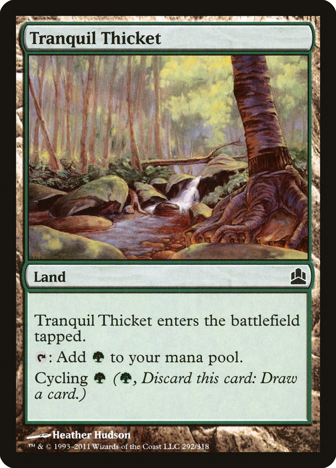 Tranquil Thicket [Commander 2011] | Tables and Towers