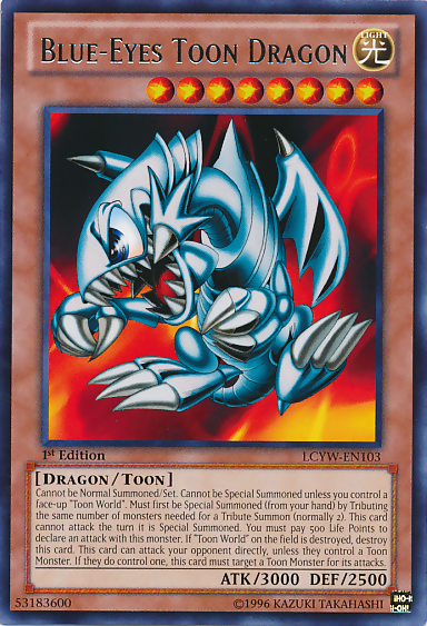 Blue-Eyes Toon Dragon [LCYW-EN103] Rare | Tables and Towers