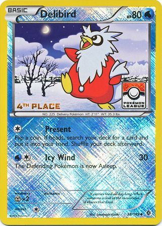 Delibird (38/149) (League Promo 4th Place) [Black & White: Boundaries Crossed] | Tables and Towers