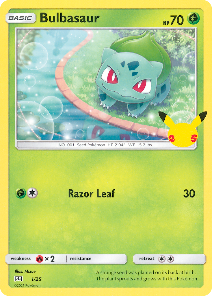 Bulbasaur (1/25) [McDonald's 25th Anniversary] | Tables and Towers