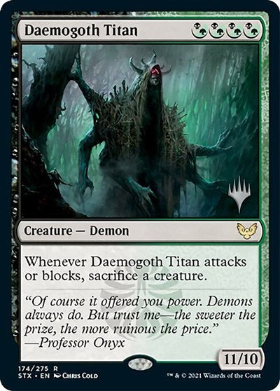 Daemogoth Titan (Promo Pack) [Strixhaven: School of Mages Promos] | Tables and Towers