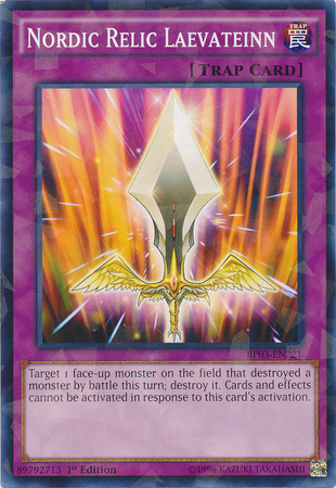 Nordic Relic Laevateinn [BP03-EN221] Shatterfoil Rare | Tables and Towers