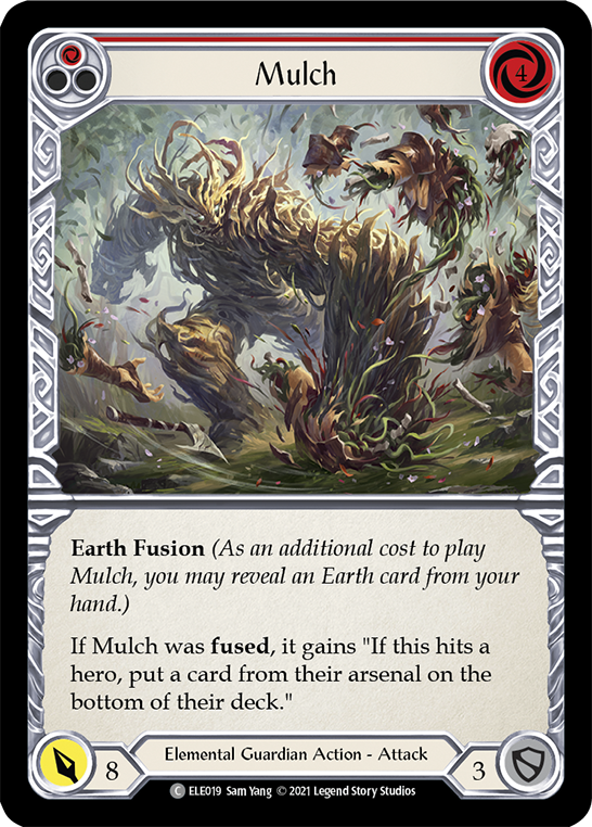 Mulch (Red) [ELE019] (Tales of Aria)  1st Edition Rainbow Foil | Tables and Towers