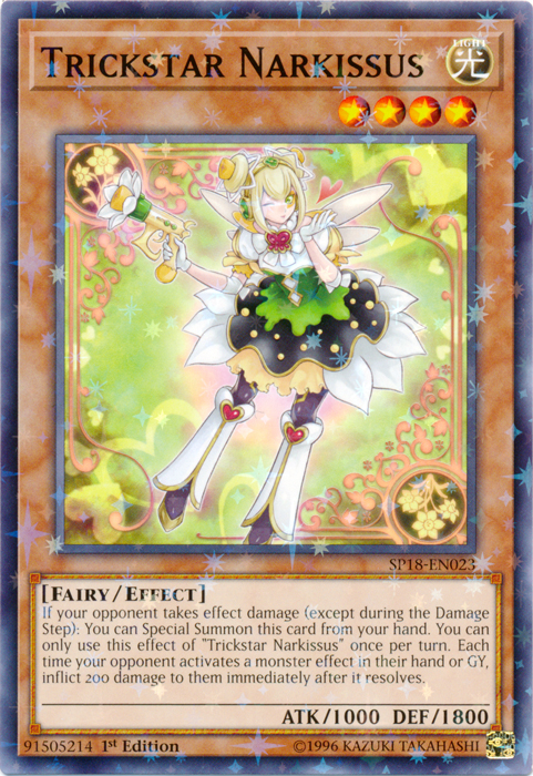 Trickstar Narkissus [SP18-EN023] Starfoil Rare | Tables and Towers