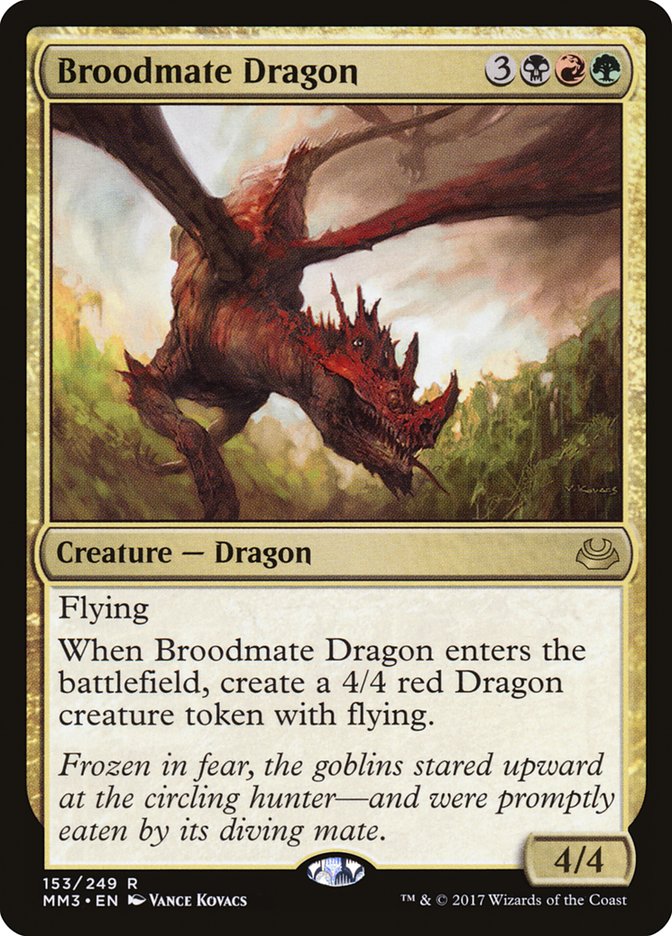 Broodmate Dragon [Modern Masters 2017] | Tables and Towers