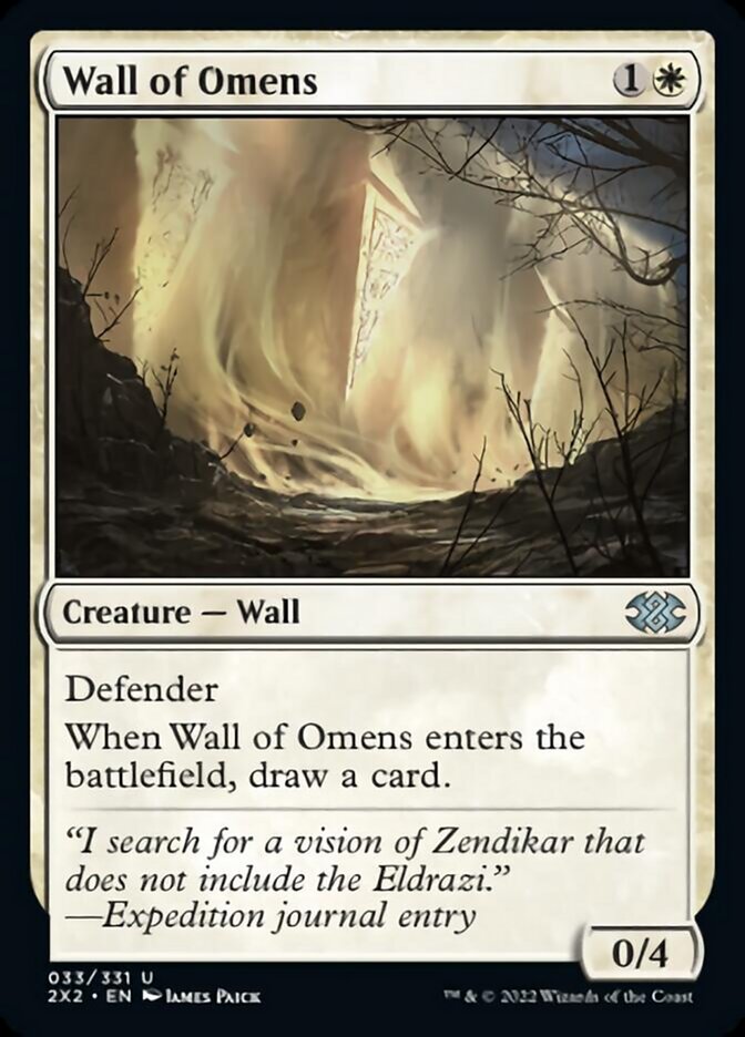 Wall of Omens [Double Masters 2022] | Tables and Towers