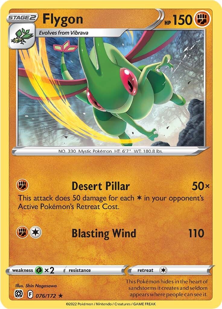 Flygon (076/172) [Sword & Shield: Brilliant Stars] | Tables and Towers