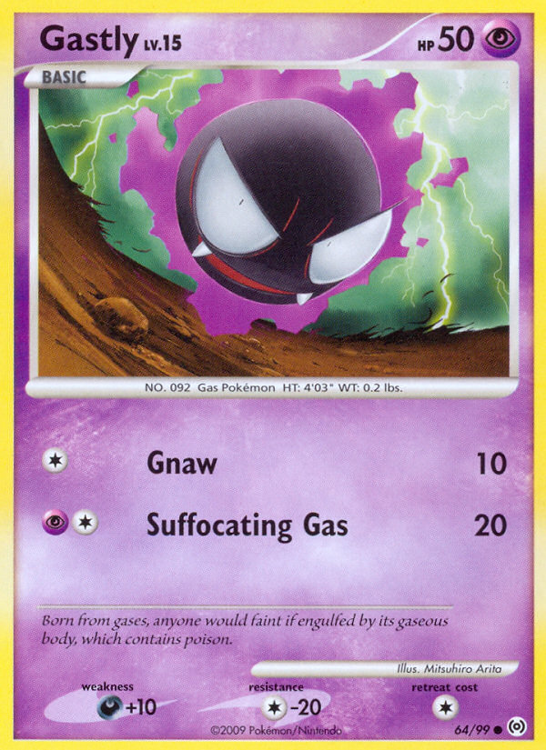 Gastly (64/99) [Platinum: Arceus] | Tables and Towers