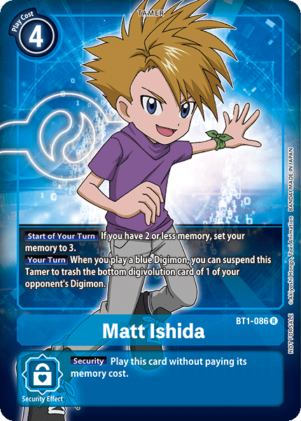 Matt Ishida [BT1-086] (Buy-A-Box Promo) [Release Special Booster Ver.1.0 Promos] | Tables and Towers