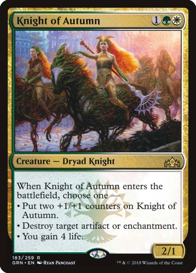 Knight of Autumn [Guilds of Ravnica] | Tables and Towers