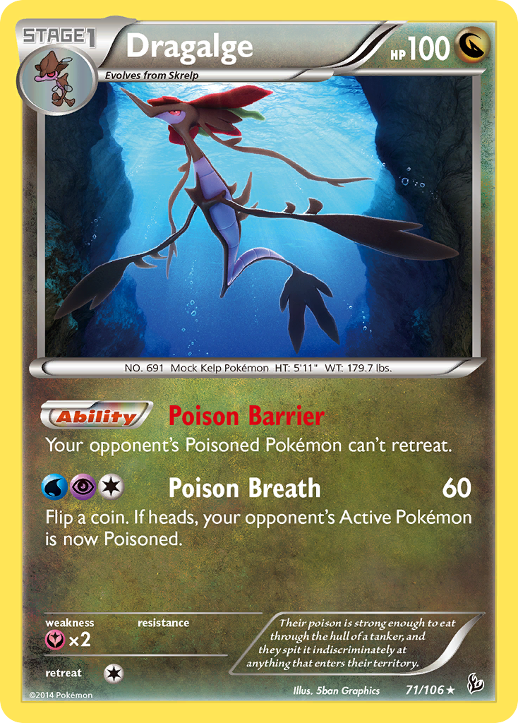 Dragalge (71/106) [XY: Flashfire] | Tables and Towers