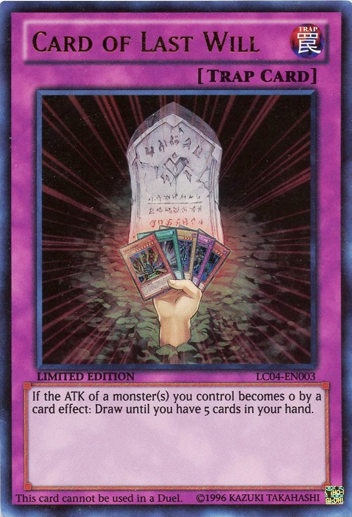 Card of Last Will [LC04-EN003] Ultra Rare | Tables and Towers